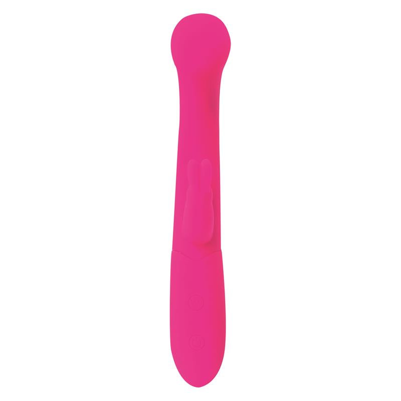 Cotton G Spot and Rabbit Vibe USB Silicone Fuchsia