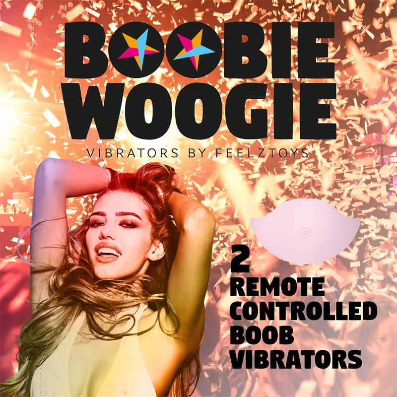 Boobie Woogie Boobie Stimulator with Vibration Remote Control