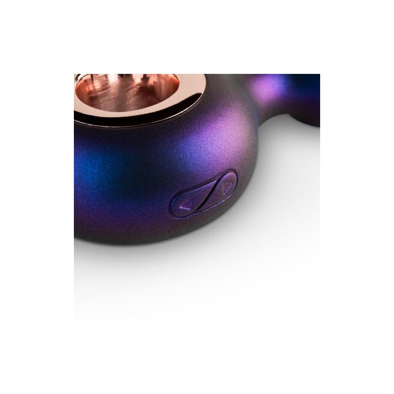 Deep Space Vibrating Butt Plug with Remote Control USB