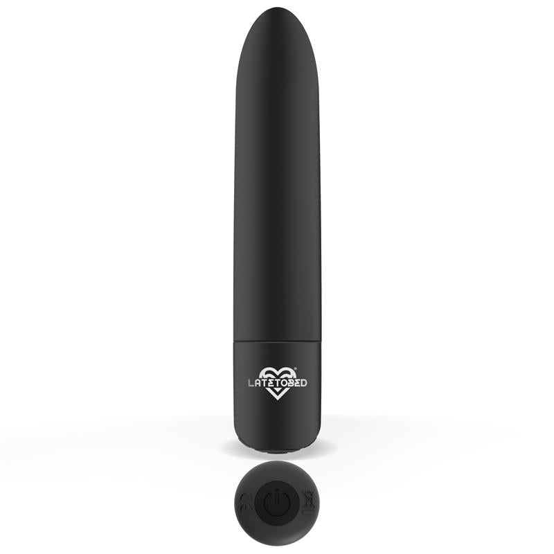 Shoty Vibrating Bullet USB 10 Speeds Powerful Motor Black