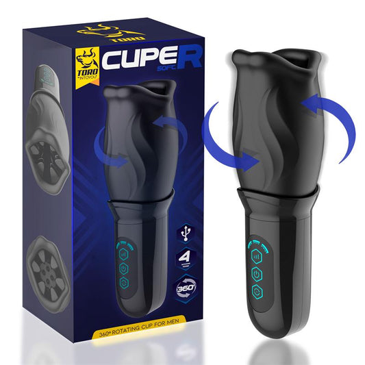 Cuper Masturbator with Rotation 360º Silicone USB