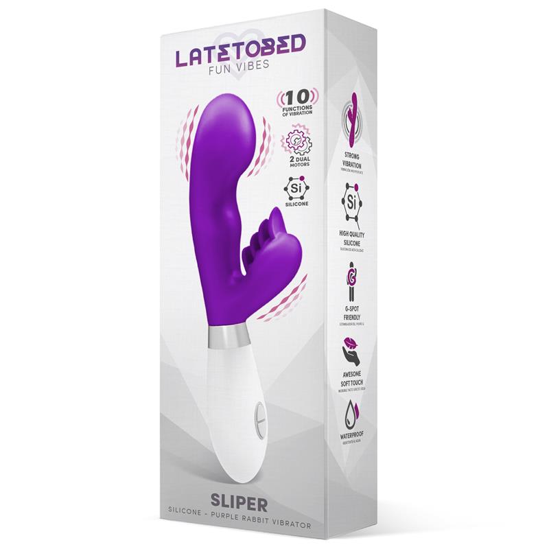 Sliper Rabbit Vibe Silicone Purple