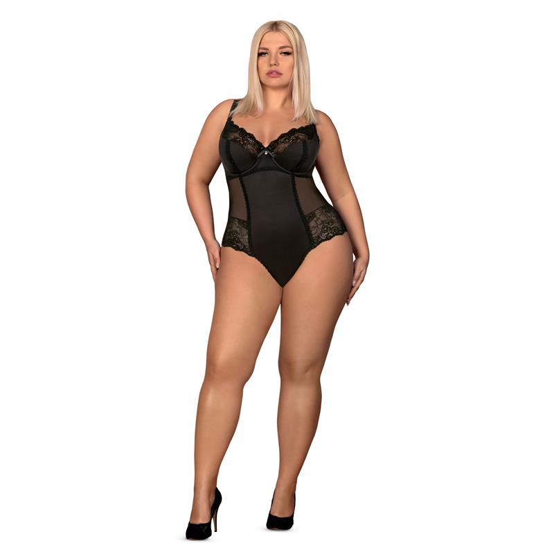 Amallie Lace Bodysuit Black