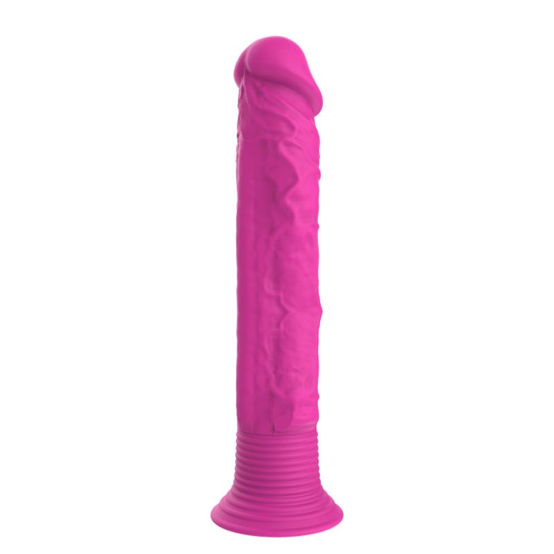 Vibrating Realistic Dildo Silicone Pink