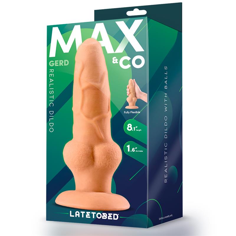 Gerd Realistic Dildo with Testicles 81 Flesh