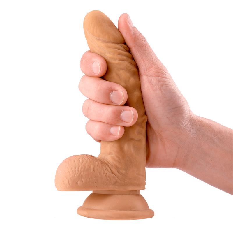 Sam Realistic Dildo with Testicles 71 Flesh