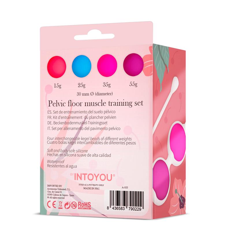 Kit 4 Kegel Balls Silicone