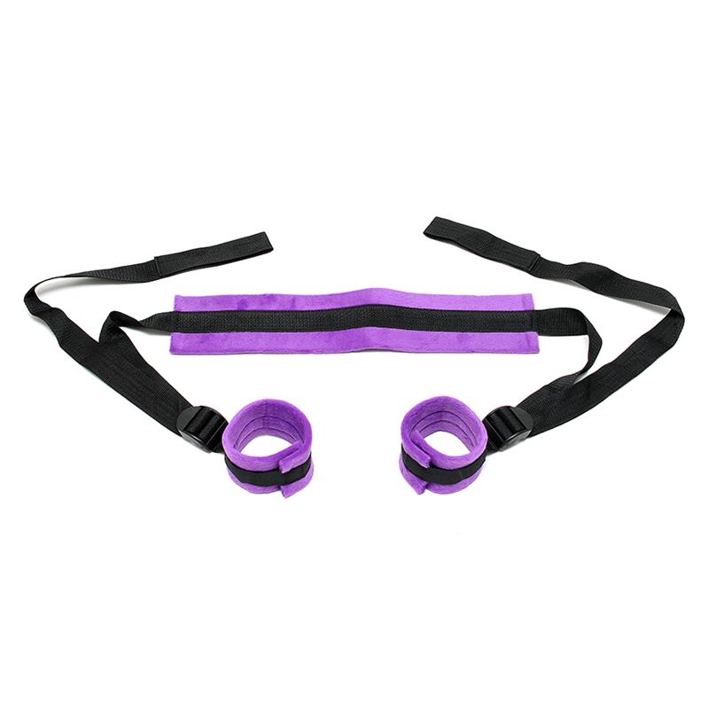 Rimba Bondage Play Enhancer Set Adjustable Purple