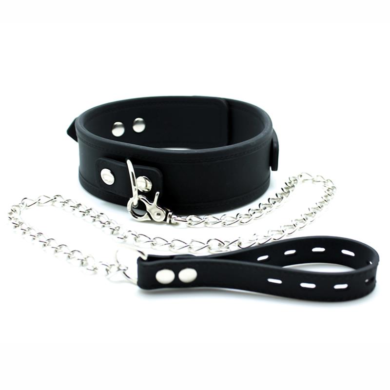 Rimba Latex Play Collar with Leash