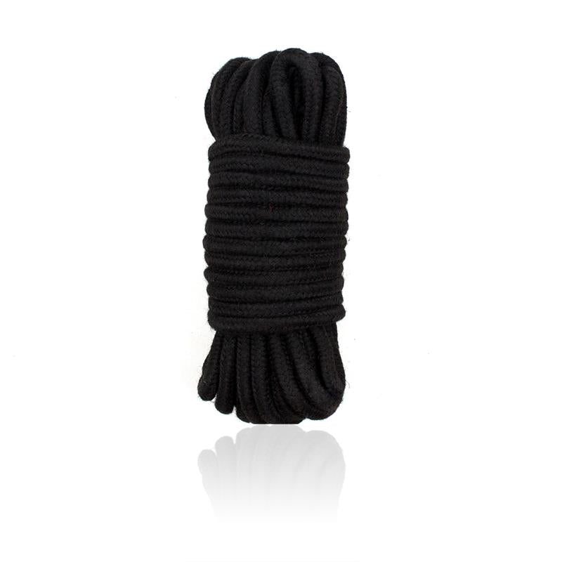 Bondage Cotton Rope 10 Meter Black