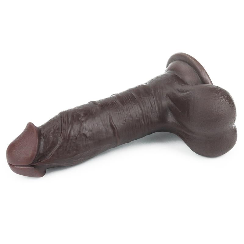 Dildo Sliding Whole Testicle 78 Black