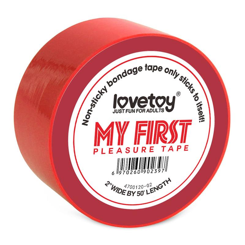 Bondage Tape Non Sticky Red