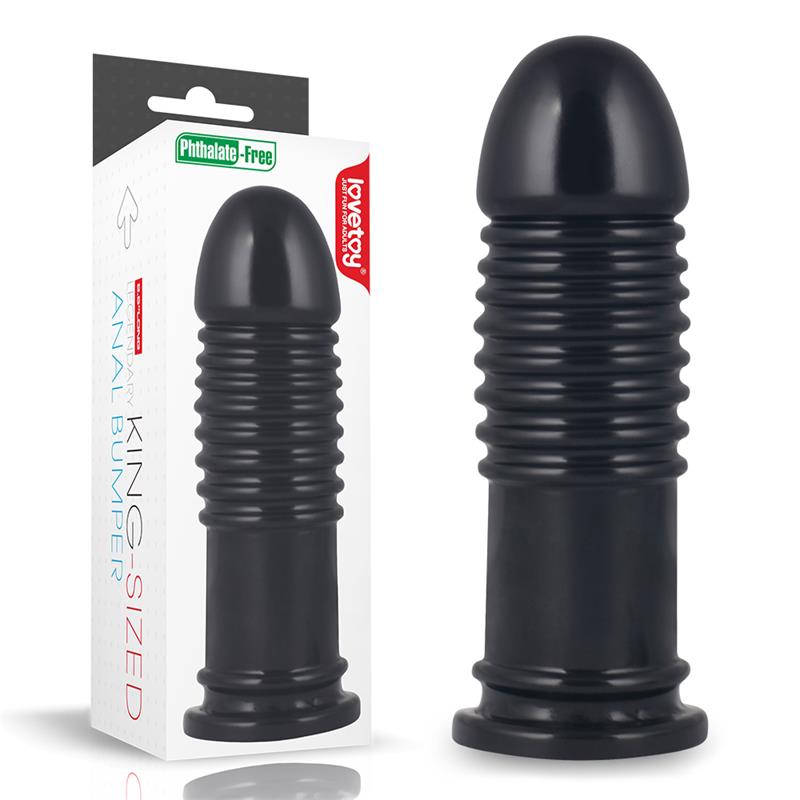 Butt Plug King Sized Anal Bumper 8 Black