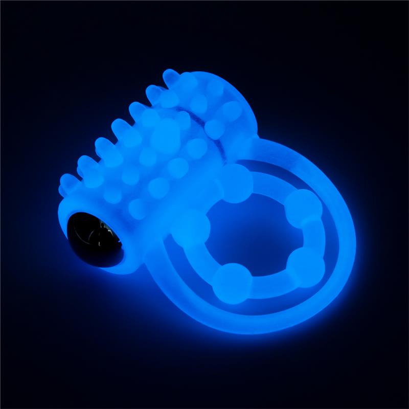 Lumino Play Vibratin Ring Blue Light