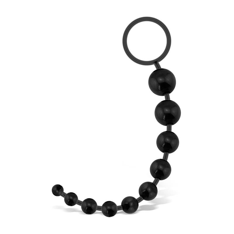 GFlex Bendable Thai Anal Beads Black