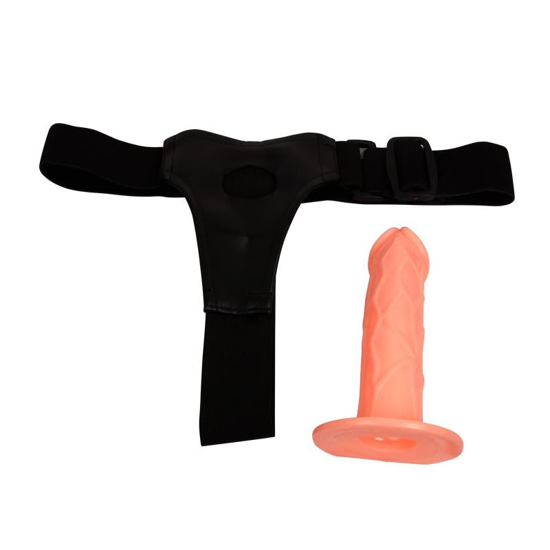 Strap On with Hollow Dildo 16 cm