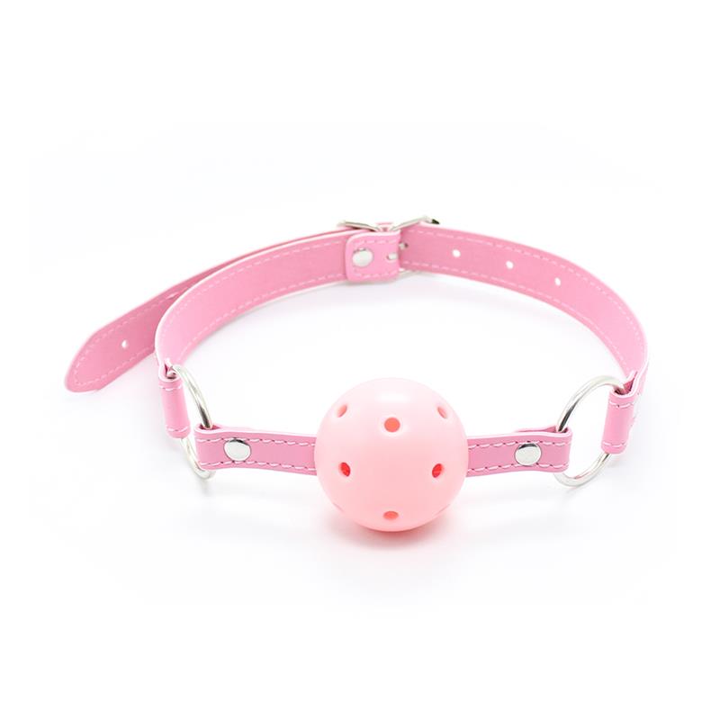 Ball Gag Breathable Asjustable Ball 45 cm Pink