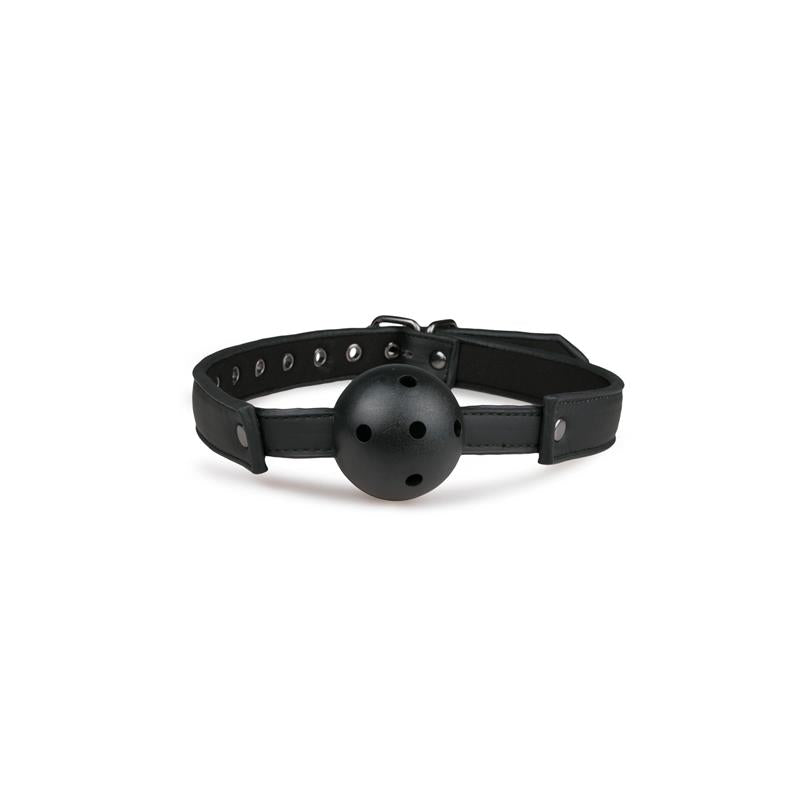 Ball Gag With PVC Ball Black