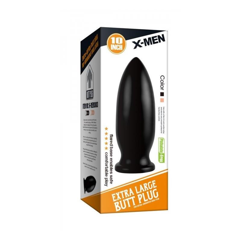 Butt Plug Extra Large 25 cm Black