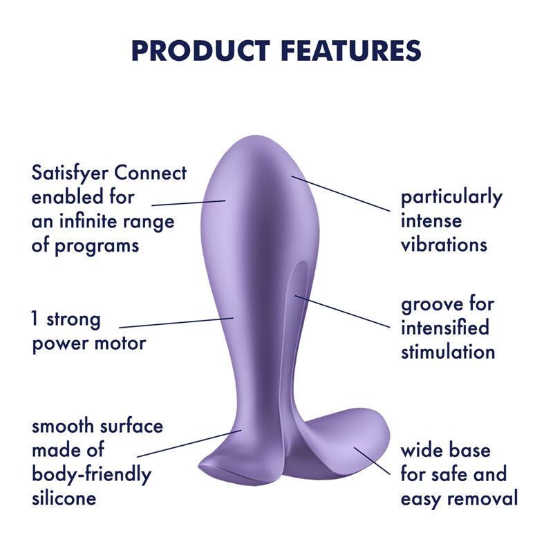 Vibrating Anal Plug APP Satisfyer Connect Intensity Plug