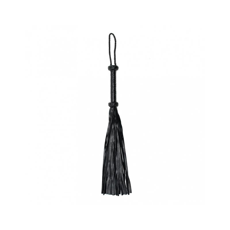 Braided Flogger Leather Black