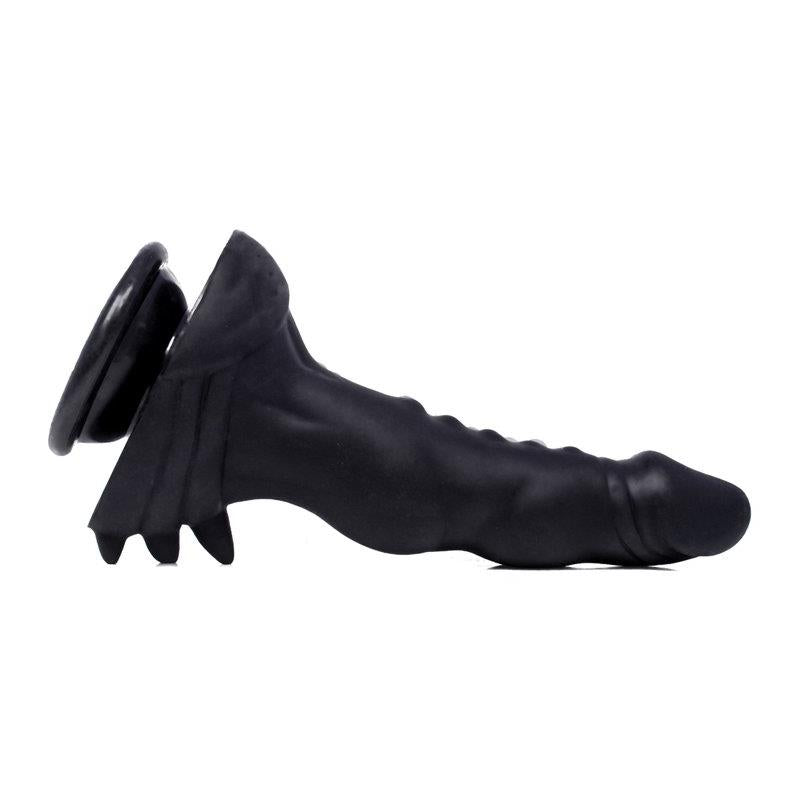 Nicks Semi Realistis Dildo 1778 cm Silicone Black