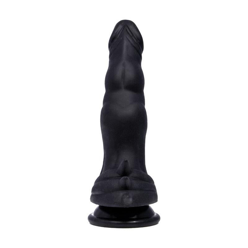 Nicks Semi Realistis Dildo 1778 cm Silicone Black