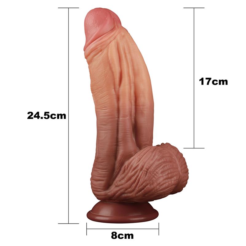 Dildo Nature King 10 Dual Layer