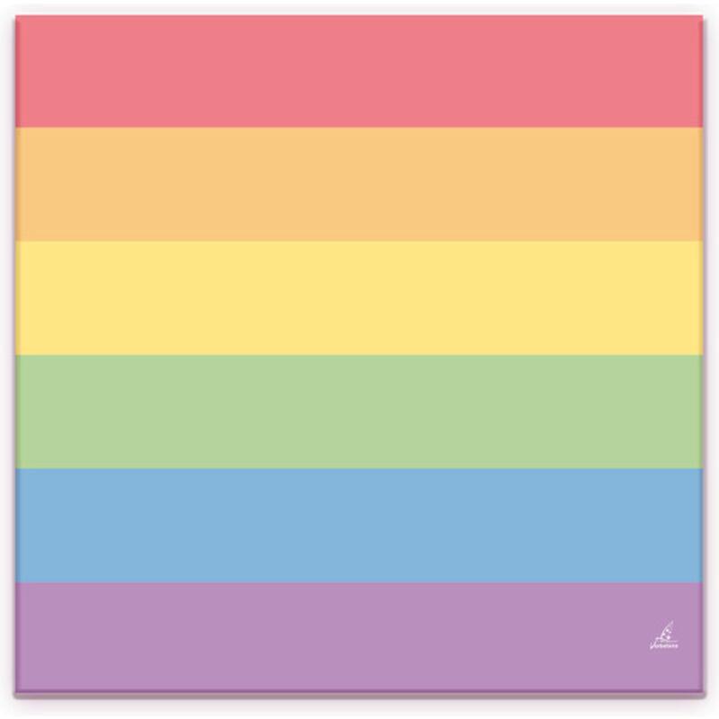 Set of 20 Napkins with the LGBT Colors