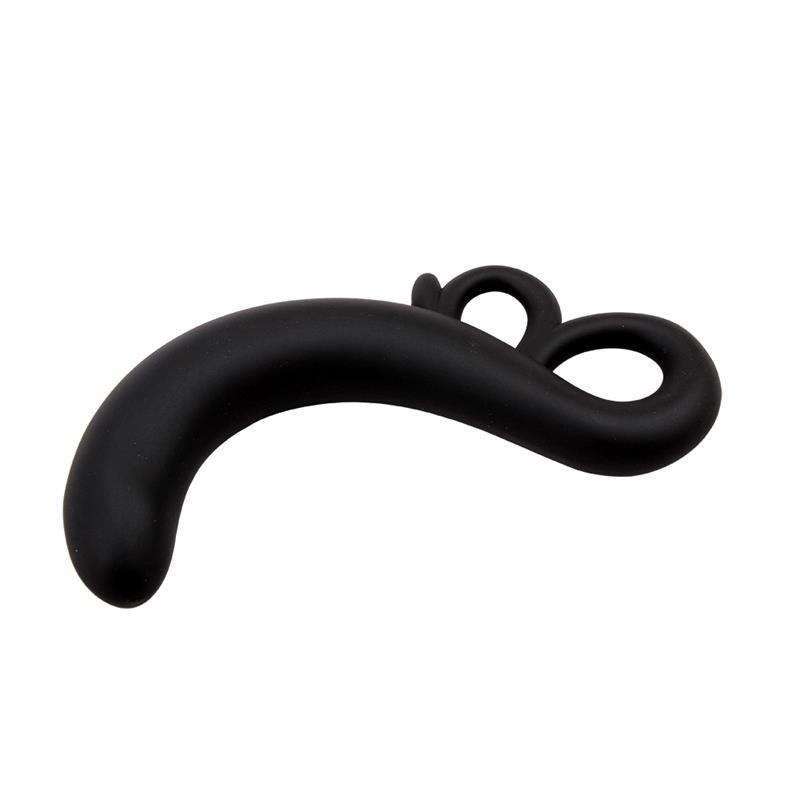 Two Finger G Spot Plug Silicone Black