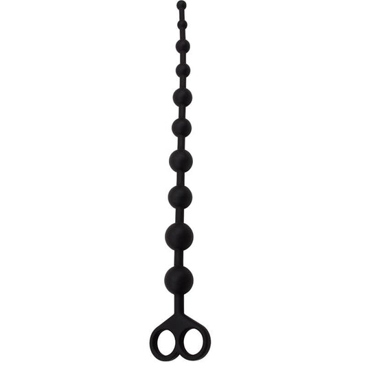 Boyfriend Beads 308 x 24 cm Silicone Black