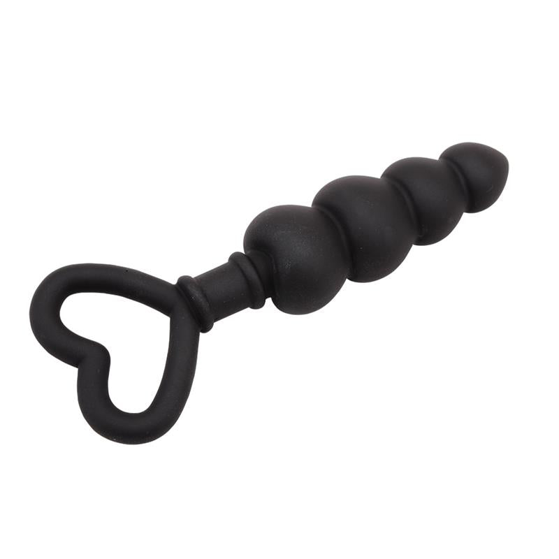 Beaded Luv Probe 156 x 34 cm Silicone Black