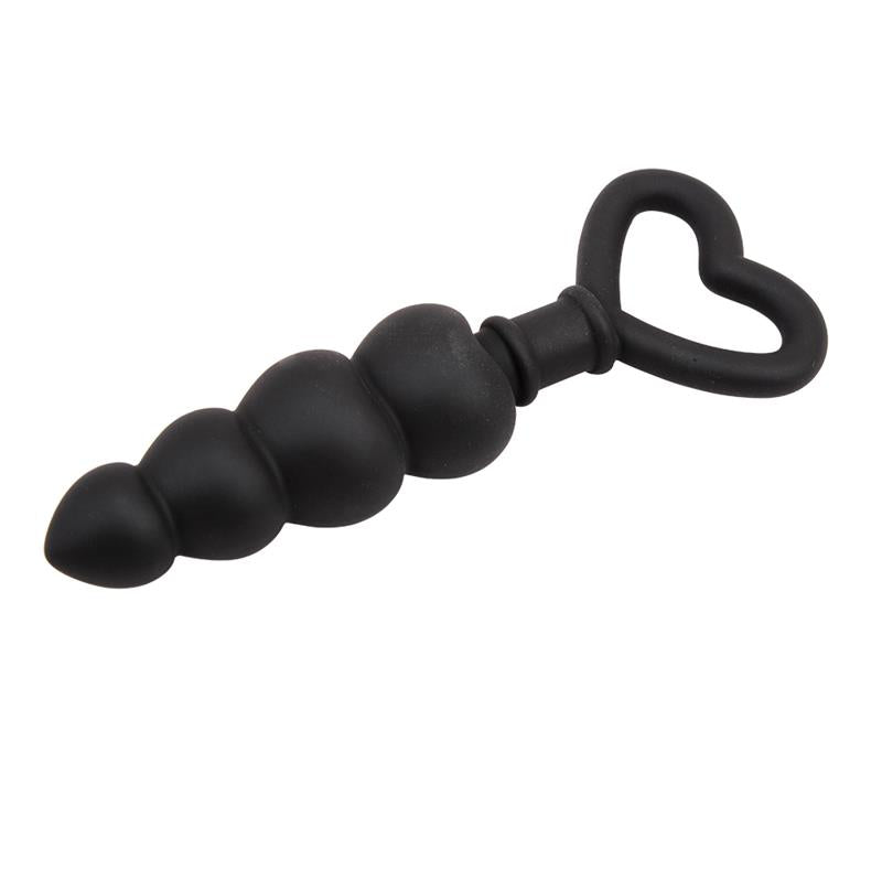 Beaded Luv Probe 156 x 34 cm Silicone Black