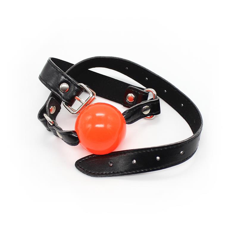 Ball Gag Black Red