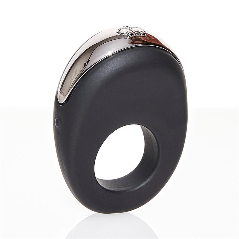 Vibrating Penis Ring Atom Black