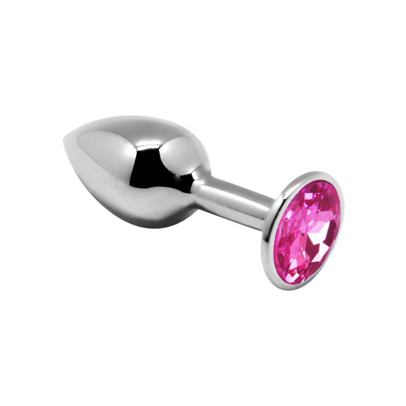 Anal Plug with Pink Jewel Size M