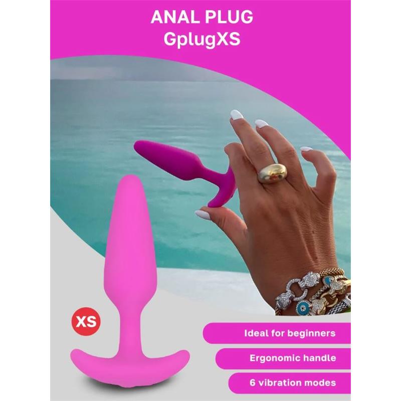 Vibrating Butt Plug Gplug XS Sunny Raspberry