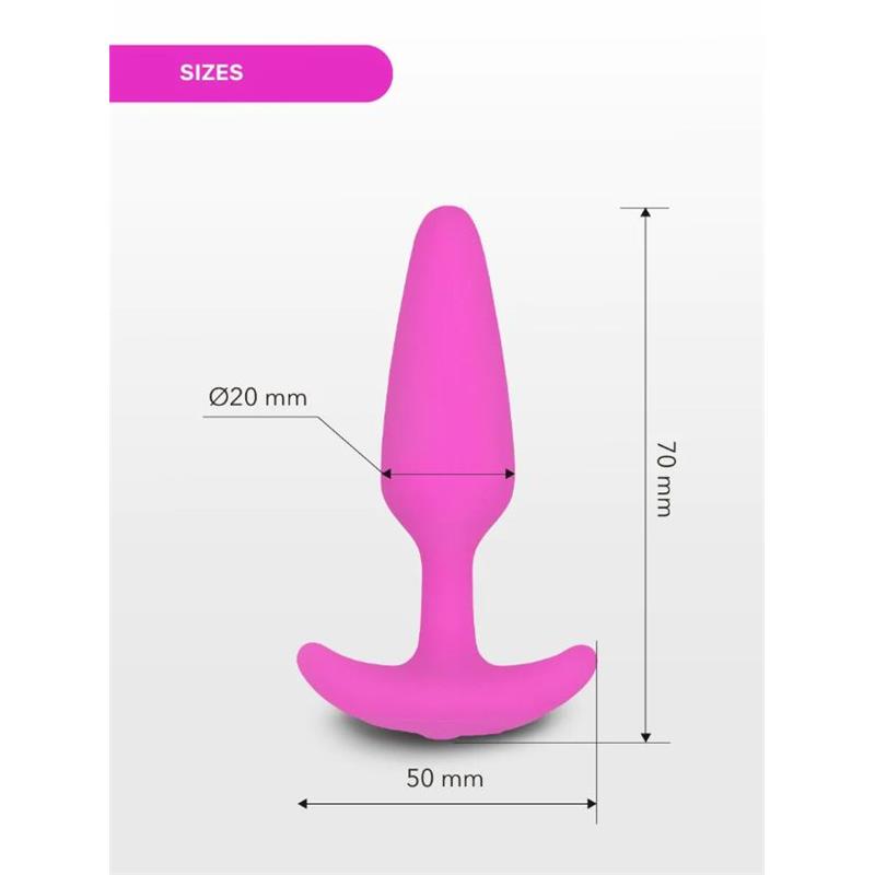 Vibrating Butt Plug Gplug XS Sunny Raspberry