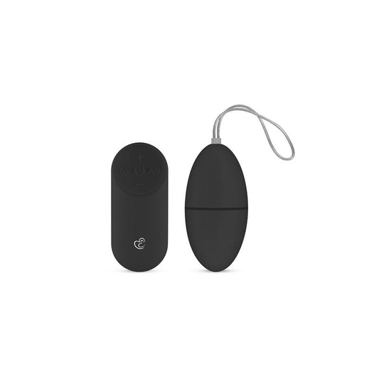 Vibrating Egg with Remote Control Black